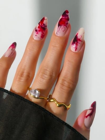 bloody nails halloween